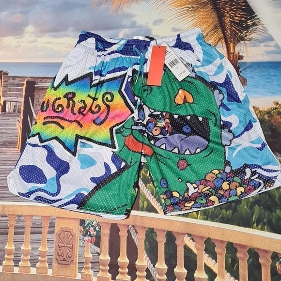 Rugrats Reptar Nickelodeon Shorts‎ Small NWT - Picture 1 of 7
